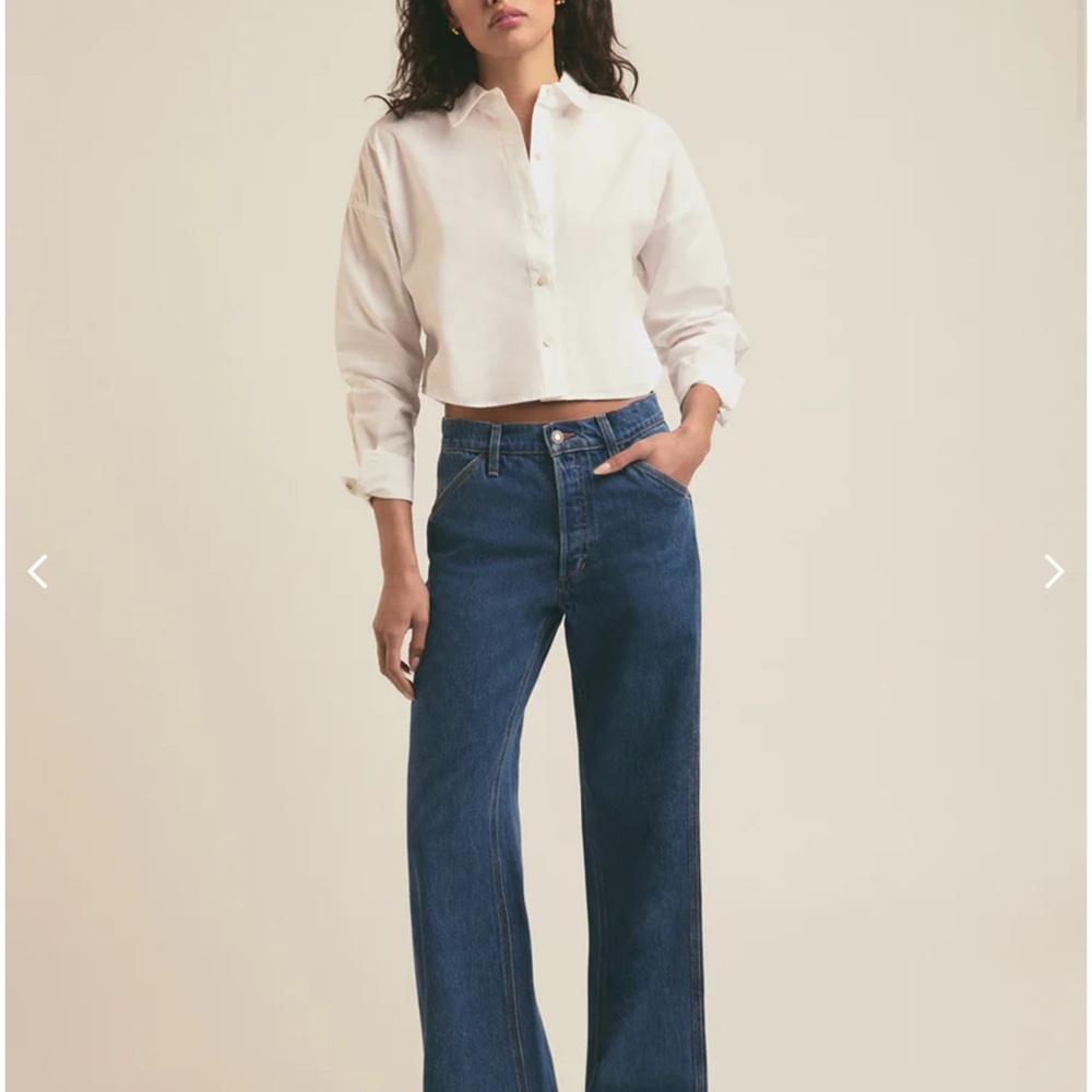 Favorite Daughter Olympic Wide Leg Jean